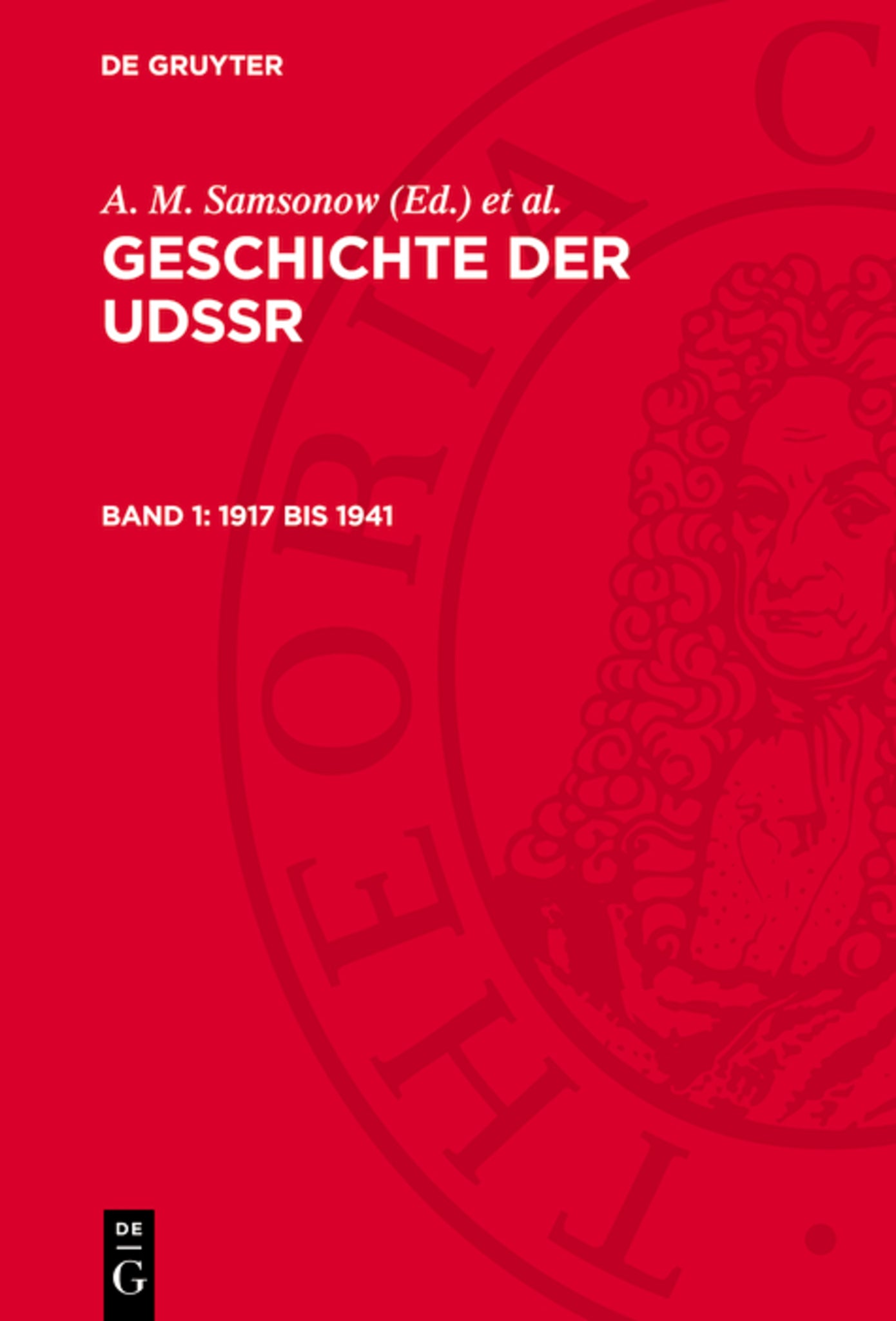 Cover image for 1917 bis 1941 ISBN 9783112782323